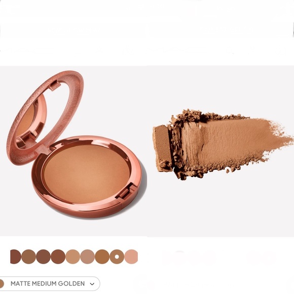 M•A•C SKINFINISH MATTE BRONZER collection set W/ BRUSH - Picture 4 of 16